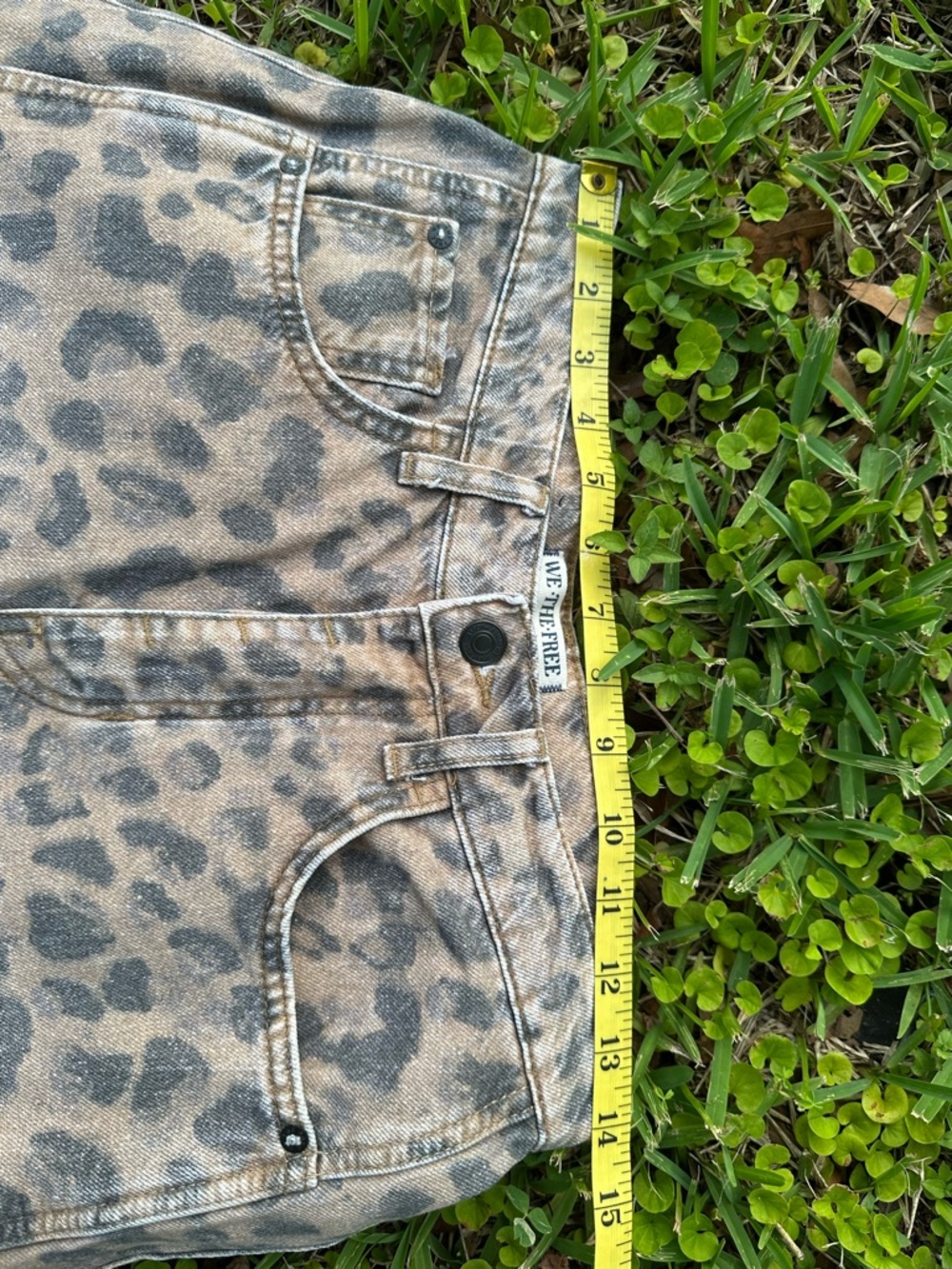 Free People Good Luck Barrel Jeans Leopard 25 - Picture 6 of 8